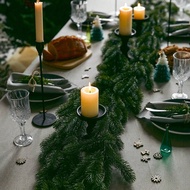 1/2/3pcs, 70.86 Inches/5.9 Feet, Artificial Christmas Pine Wreath, Plastic Pine Needles & Vine, Suit