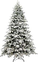 Christmas Home Decoration 7 Feet Artificial Velvet Christmas Tree Snow Dust Christmas Tree Christmas Kids Gift Encryption Fire Retardant Leaves Easy Assembly (8Ft) (4Ft) (8ft) Fashionable