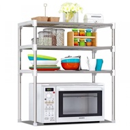 [SG SELLER] 🔥 3 Tier Microwave Oven Rack - Space Arrangement Rack Kitchen Storage Rack