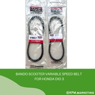 ☬Bando Scooter Variable Speed Belt/ Fan Belt For Honda Dio 3 (658-18.2-30-8)(Green)