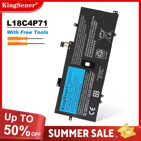 KingSener L18C4P71 L18M4P72 51Wh Battery for Lenovo ThinkPad X1 Carbon 7th 8th Gen X1 Yoga 4th 5th G