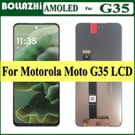 6.72" AMOLED For Motorola Moto G35 LCD Display Touch Screen Sensor Digiziter Assembly For Moto G35 5