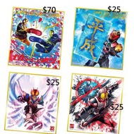Bandai Kamen Rider Shikishi Art 9 幪面超人 色紙 Art9 Zero One Zero Two barlckxs 電王 Super Climax Faiz 555 VS 天帝