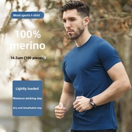 Merino Summer Top Mountaineering T-Shirt Male EJ7E