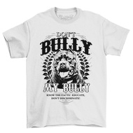 Xl Bully Dog T-Shirt Don'T Bully My Bully 100% Cotton Black Shirt Custom Print