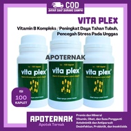 VITA PLEX 100 Medion Caplets | Vitamin B Complex Poultry Chicken Bird Complete Vitaplex | B Complex 