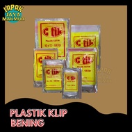 100 CLEAR ZIPLOCK CLIP PLASTIC SIZES 5X8, 6X10, 7X10, 8X12, 8.7X13, 10X15