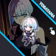 Gantungan Kunci Lucy Cyberpunk, Anime Lucu Keychain