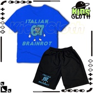 ANOMALI ITALIAN 67 BRAINROT CHILDREN'S T-SHIRT AND SHORTS SET - ANOMALI ITALIAN 67 BRAINROT VIRAL CH