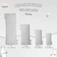 Baabaasheepz Bedtime Buddy Pillow Cute Star & Head Grey With Color TAG (Children's Pillow)