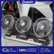 Dcawin F4310 3-head Car Fan Vehicles Usb/12v/24v Cooling Fan 2 Level Adjustable Silent Fan Practical