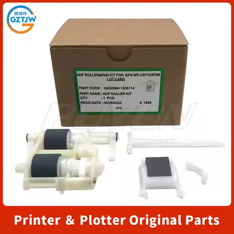 Replacement ADF Paper Pickup Roller And Separation Pad for Epson WF 5210 5270 5290 5710 5790 C5710 C