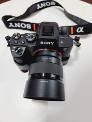 Sony a7 ii + 50mm f1.8; Full Frame mirrorless camera
