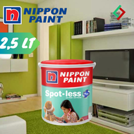 NIPPON PAINT SPOTLESS PLUS 2,5 LT SPOT LESS PLUS CAT TEMBOK NIPPON PAINT 4KG