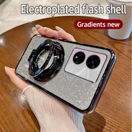 Ốp điện thoại di động long lanh cho Oppo A97 5g trường hợp Nhẫn Chủ TPU Silicone chống sốc protcetio