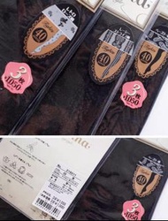 40D性感暗紋絲襪日本專櫃正品春秋薄款透氣鏤空蕾絲襪