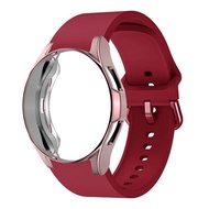 เคสพร้อมสายรัดสำหรับ Samsung Galaxy Watch 7 6 FE 5pro 5 4 สายนาฬิกาแบบคลาสสิก Ridge Sport Bracelet ส