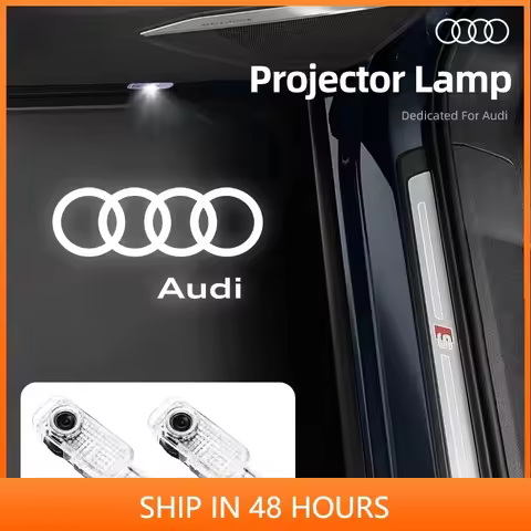 Led Car Door Welcome Light 3D Logo Projector For audi A3 8V 8P 8L A4 B5 B6 B7 B8 B9 A6 C5 C6 C7 C8 A