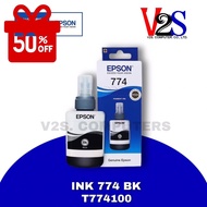 หมึกเติม Epson INK 774 BK (T774100)  หมึกกันน้ำของแท้ 100% #หมึกเครื่องปริ้น hp #หมึกปริ้น   #หมึกสี