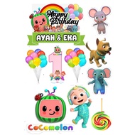 COCOMELON TOPPER FREE REQUEST NAME AND AGE