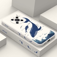 Undersea Whale Phone Case For Huawei Honor 400 Lite X5C X9D X9C X9B X9A X8 X8B X7D X7B X6B Y8P Y7A P