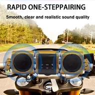 Speakers with Built-in Amplifier Wireless USB &amp AUX Inputs FM Radio Waterproof Sound System Motor