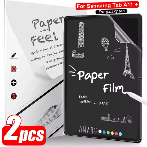 2Pcs Paper Feel Like Screen Protector For Samsung Tab A11 S10 Plus 11 S10 S7 S9 FE Plus S10 S9 S8 Ul