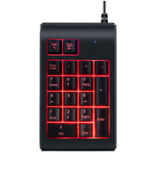 全城熱賣 - USB有線背光數字鍵盤（黑色）