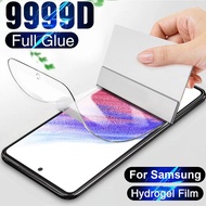 3D Samsung S22 S21 Ultra S20 S10 S9 S8 Plus Note 20 Ultra Note 10 Lite Note 10 Plus Note 9 8 Front Hydrogel Film Clear Tempered Glass Screen Protector