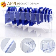 PINLESG Clipper Comb , Universal Transparent Clipper Guard Holder, Durable Rectangular Barber Shop Hair Clipper Storage Box