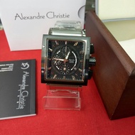 jam tangan analog pria alexandre christie ac 6182 MC all stainless
