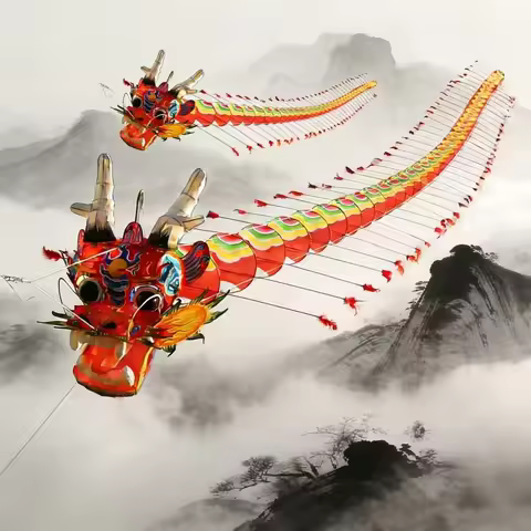 7m Chinese dragon kite flying paper kite traditional kite eagle kite professional wind kites octopus