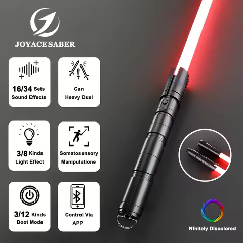 Qimir Lightsaber Jedi Xenopixel Light Saber Metal Handle Pixel Laser Sword Heavy Dueling Cosplay Neo