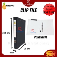 Pineapple Ring file / Office file / School file / File Clamp Folder / Wire Clip File / Fail Kulit Ke