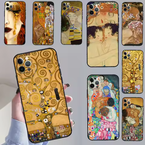 Kiss by Gustav Klimt For Huawei Nova Y73 Y72 Y61 Y91 Y90 Y70 Y60 12s 12i 11i 8i 9 10 SE P60 Pro P30 