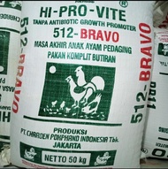 Bravo 512 pakan Ayam 1 kg