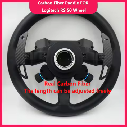 SIMPUSH Carbon Fiber Paddle Shifter Modification Parts Accessories For Logitech RS 50 Wheel