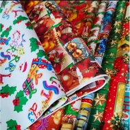 10pcs Same Design Christmas,Birthday,Christening and Wedding Gift Wrapper Glossy and Coated