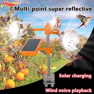 【Annual 0 electricity charge】bird scarer Wind voice bird repellent 360 ° reflective bird repellent S