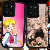 Black Casing for Xiaomi Redmi poco X5 Note 14 14T F5 12 F6 Pro 5G H112 Sailor Moon
