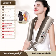 MiaXia Joy ผ้าคลุมไหล่คลุมไหล่และคอสำหรับ Alat Pijat Leherผ้าคลุมไหล่นวดกระดูกสันหลังใช้ได้หลากหลายร