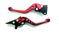 มือเบรค มือเบรค+ครัช ปรับระดับ ก้านโยก สำหรับ Z125proKsr proZ250Z300Ninja250Ninja300 สีแดง มือเบรค