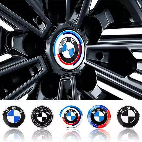 4Pcs 56mm Wheel Center Caps Emblem Badge Sticker Accessories For BMW G80 G06 G07 G42 G14 G15 G16 F82