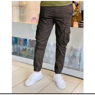 [Ready Stock] cargo pants men hiking pants slim fit seluar kerja lelaki  tactical pants multi pockets selu