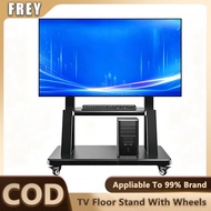 TV Floor Stand With Wheels for 75 Inch Sony TV Height Adjustable Living Room TV Trolley