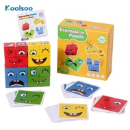 [Koolsoo] Face-Changing Puzzle Interactive Face Changing Cube Game Expression Matching Game Portable