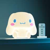 Cinnamoroll Squishy Pat Night Lamp  Kawaii Cartoon Sanrios Hold Love Silicone Sleep Tap Light Eye Protection Soft Light Night Light Three Light Modes