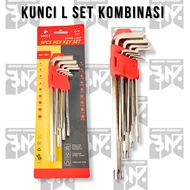 WOLF STAR Combination Key Set 9Pcs Long WOLF Key Long L Key WOLF L Combination Key