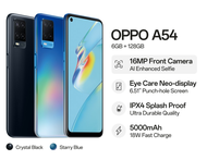 TERMURAH!! OPPO A54 / RAM 6GB - INTER 128GB / BERGARANSI (FREE BONUS HADIAH)