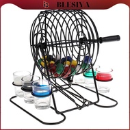 [Blesiya] New Arrival Drinking Game Lottery Machine Bingo + 6 Pcs Glasses + 48 Pcs Balls